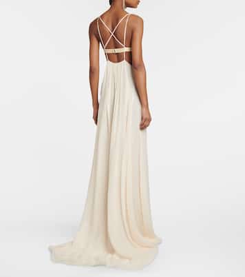Robe de mariée en soie | Nensi Dojaka