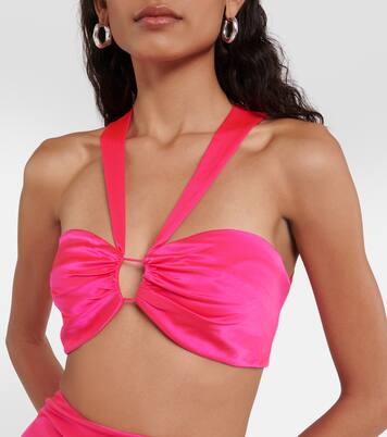 Silk satin bra top | The Sei