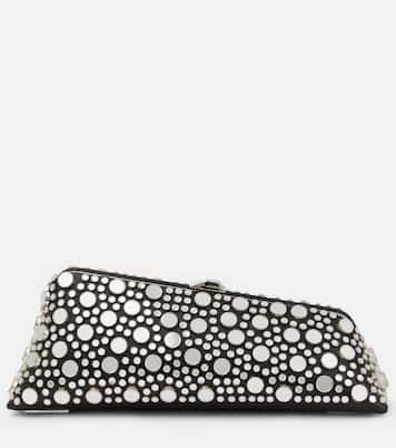 Pochette Long Night Small brodée en cuir | The Attico