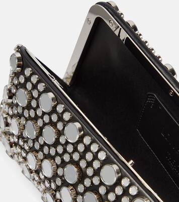 Pochette Long Night Small brodée en cuir | The Attico