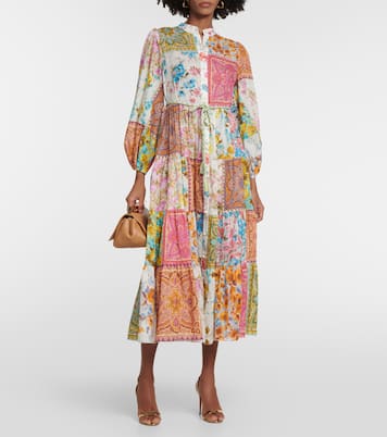 Midikleid Halcyon aus Baumwolle | Zimmermann