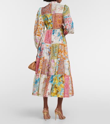Midikleid Halcyon aus Baumwolle | Zimmermann