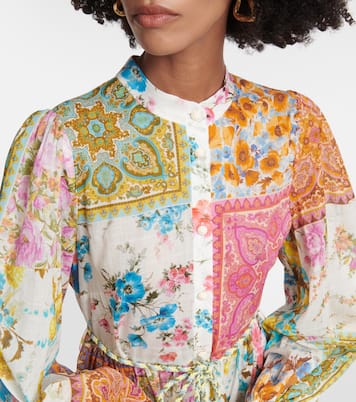Midikleid Halcyon aus Baumwolle | Zimmermann