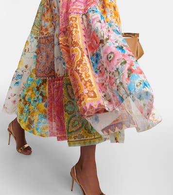 Midikleid Halcyon aus Baumwolle | Zimmermann