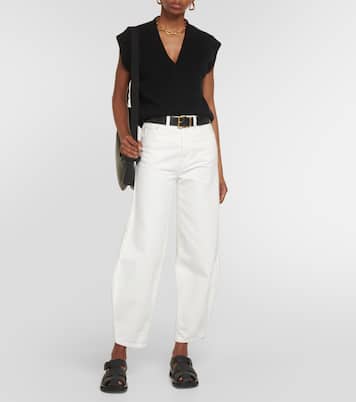 Cropped cashmere sweater vest | Jardin des Orangers