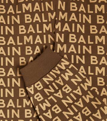 Pantalones deportivos de algodón | Balmain Kids
