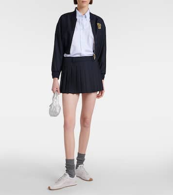 Sneakers in pelle | Miu Miu