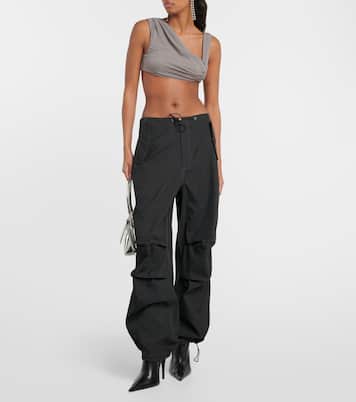 棉质混纺阔腿裤 | Dion Lee