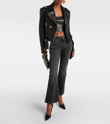 Western low-rise bootcut jeans | Balmain