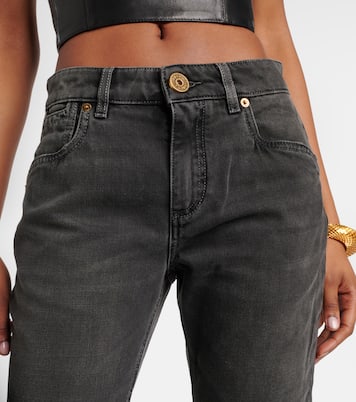 Western low-rise bootcut jeans | Balmain