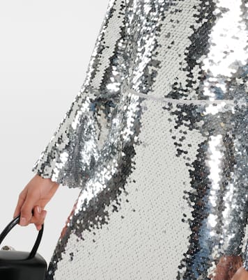 Sequined flared maxi skirt | Self-Portrait