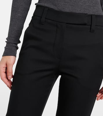 Pantaloni slim in misto cotone | Brunello Cucinelli