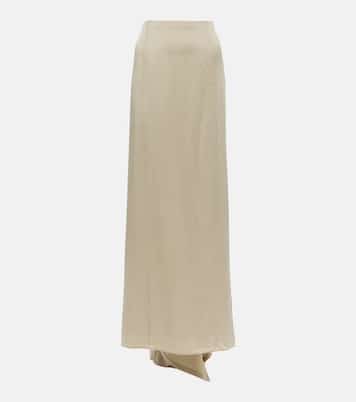 Maxirock aus Satin | Brunello Cucinelli