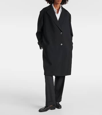 Manteau Persia oversize en laine vierge | The Row