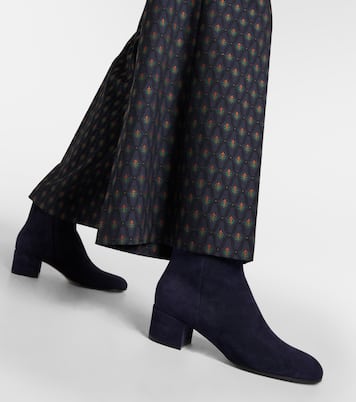 Ankle Boots 45 aus Veloursleder | Gianvito Rossi