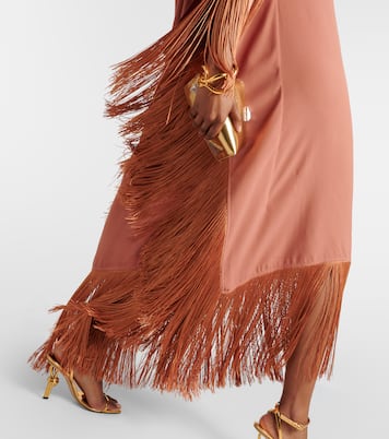 Aarons fringed crêpe cady kaftan | Taller Marmo