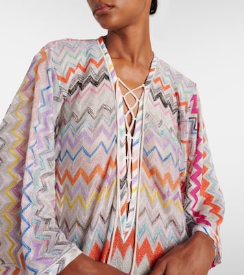 Pareo de lamé en zigzag | Missoni