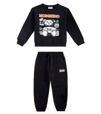 Ensemble de survêtement imprimé en coton | Moschino Kids