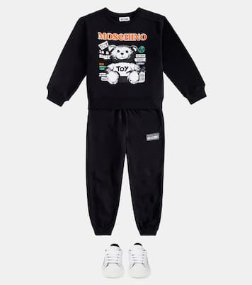 Ensemble de survêtement imprimé en coton | Moschino Kids