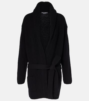 Cardigan in lana a coste | Dolce&Gabbana