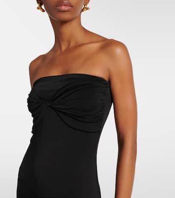 Vestido largo Cate sin tirantes | Tove