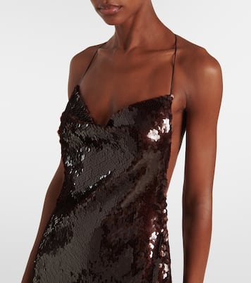 Sequined draped gown | Magda Butrym