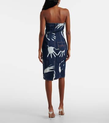 Robe midi en denim | Area
