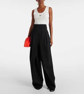 Pantalon ample en laine | Loewe
