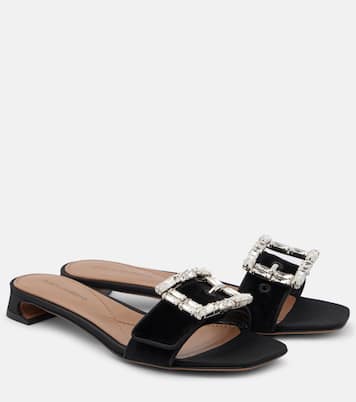 Embellished velvet slides | Dolce&Gabbana