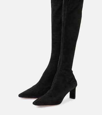 Stiefel Zenn 65 aus Veloursleder | Aquazzura