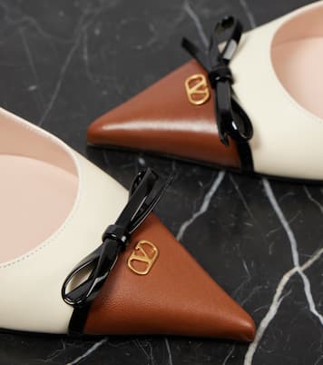 Slingback-Pumps Bepointy 45 aus Leder | Valentino Garavani