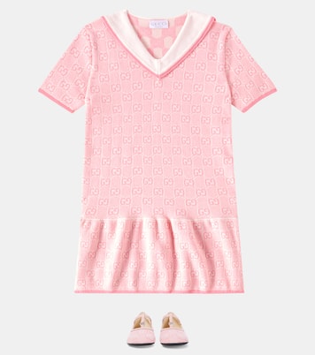 Abito polo GG in cotone | Gucci Kids