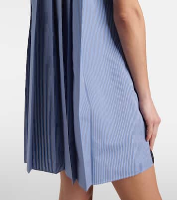 Abito corto in popeline di cotone | Sacai