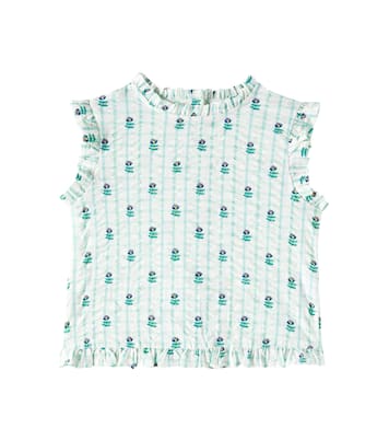 Chemise Mika en coton à fleurs | C'era Una Volta
