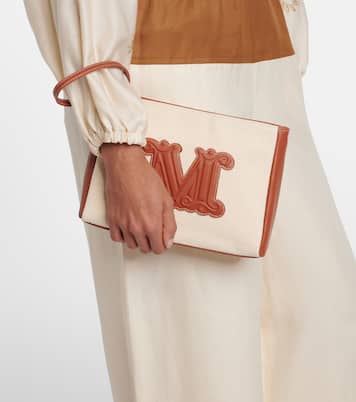 Pochette Casciabeach Small en toile | Max Mara