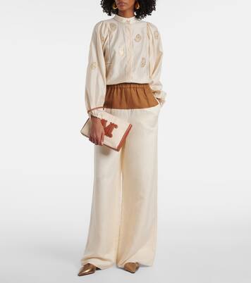 Pochette Casciabeach Small en toile | Max Mara