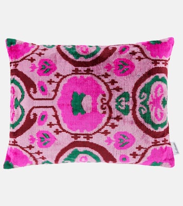 Silk velvet cushion | Les-Ottomans