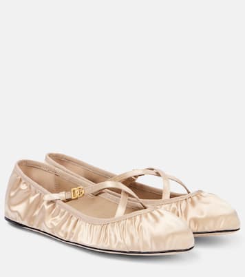 Vally satin ballet flats | Dolce&Gabbana