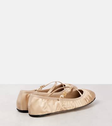 Vally satin ballet flats | Dolce&Gabbana