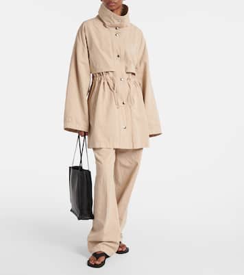 Pantalon ample Lilas en coton et lin | The Row