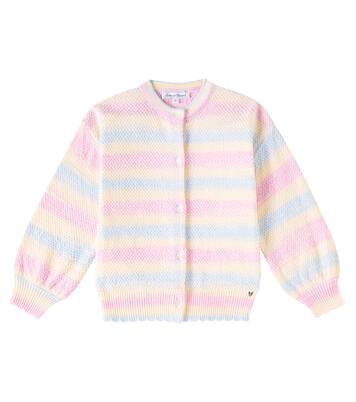Cardigan in cotone a righe | Tartine et Chocolat