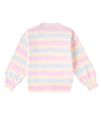 Cardigan in cotone a righe | Tartine et Chocolat