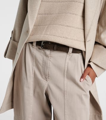 Gürtel aus Veloursleder | Brunello Cucinelli