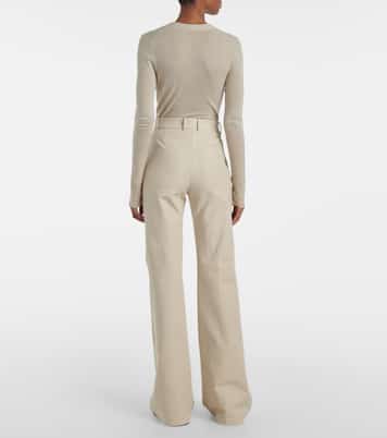 Tafira cotton-blend flared pants | Joseph