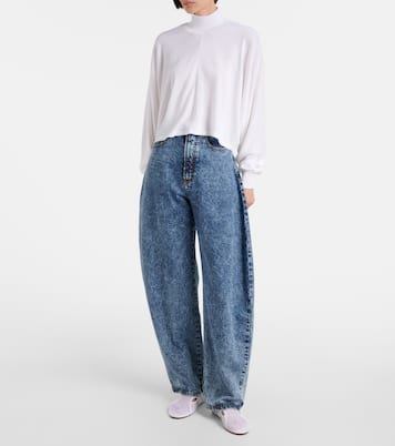 Cropped-Pullover aus Leinen | Alaïa