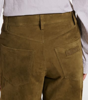 Weite Hose aus Veloursleder | Marni