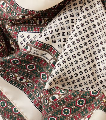 Printed silk scarf | Loro Piana