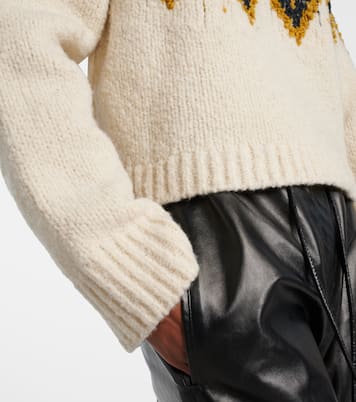 Lizzy fair isle cotton turtleneck sweater | Proenza Schouler
