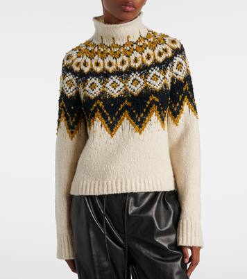 Lizzy fair isle cotton turtleneck sweater | Proenza Schouler