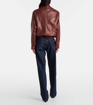 Leather bomber jacket | Magda Butrym